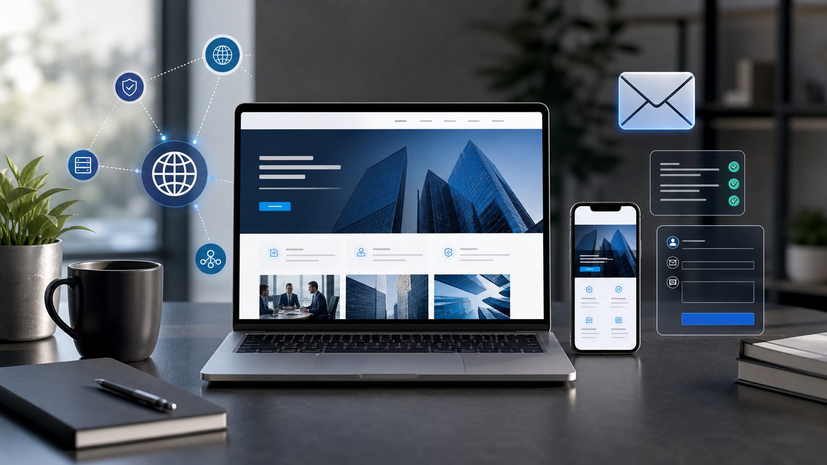 Web corporativa, dominio y presencia digital